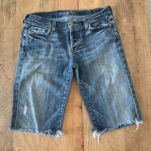 Seven jean Bermuda shorts